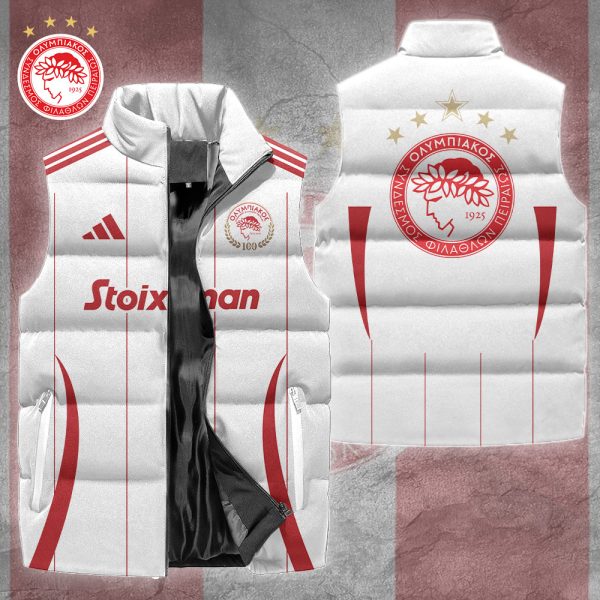 Olympiakos F.C. 3D Down Vest - TANTN 9519