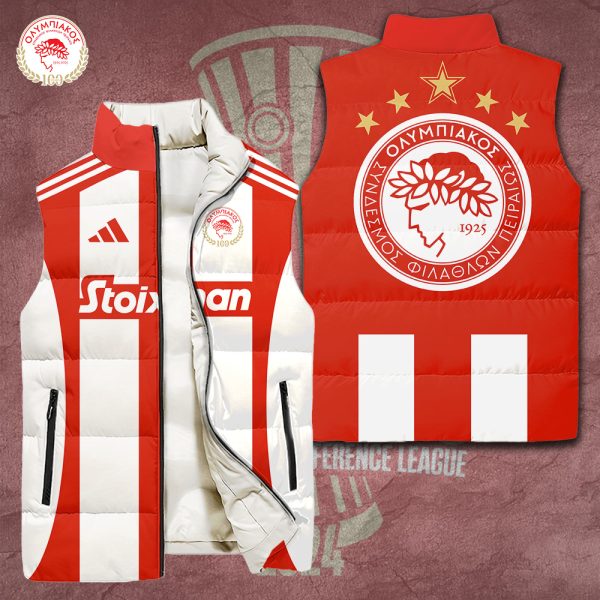 Olympiakos F.C. 3D Down Vest - TANTN 9516