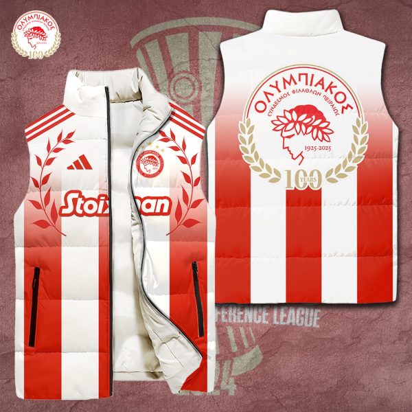 Olympiakos F.C. 3D Down Vest - TANTN 9518