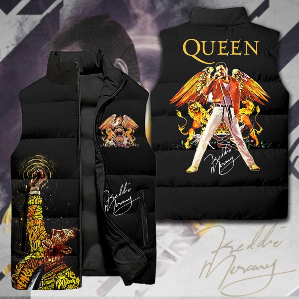 Freddie Mercury 3D Down Vest - MAITM 8926