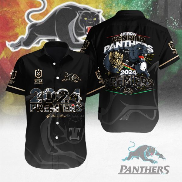 Penrith Panthers Short Sleeve Dress Shirt - MAITM 8734