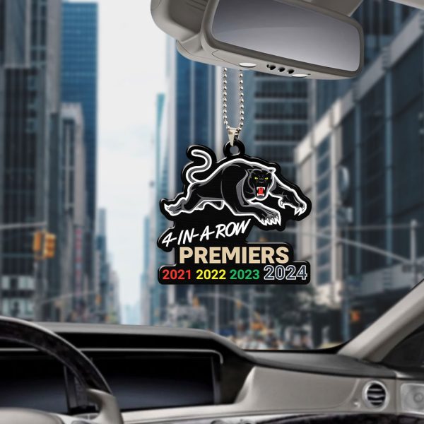 Penrith Panthers Custom Shape 1-sided Acrylic Car Ornament - VANDH 3892