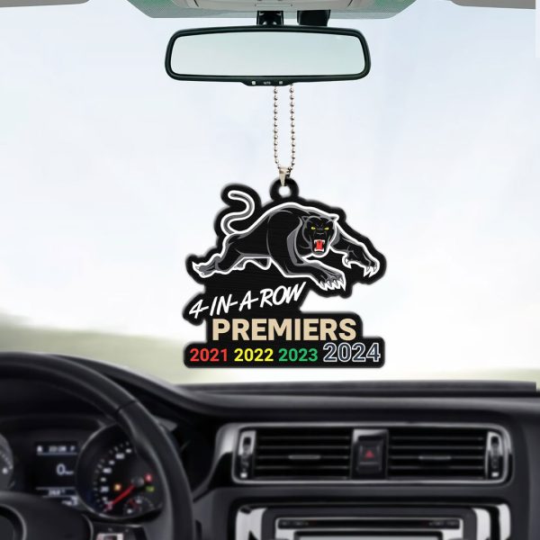 Penrith Panthers Custom Shape 1-sided Acrylic Car Ornament - VANDH 3892