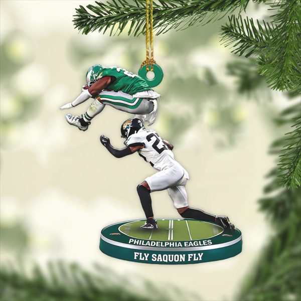 Philadelphia Eagles Custom Shape 2-sided Acrylic Ornament – TANTN 9664