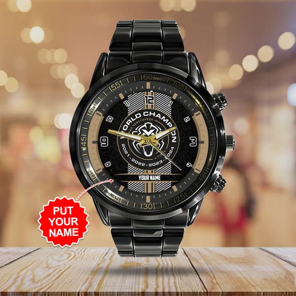 Personalized Red Bull Racing F1 x MV1 Black Stainless Steel Watch - TANTN 9654