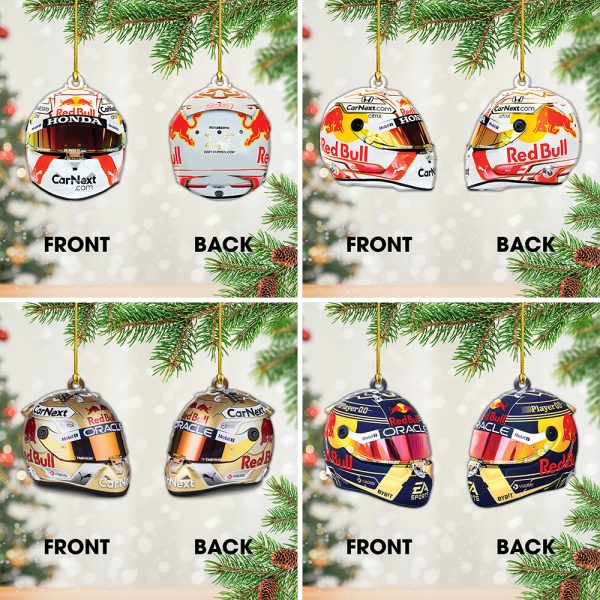 4PCS Red Bull Racing F1 x MV1 Custom Shape 2-sided Acrylic Ornament - TANTN 9610