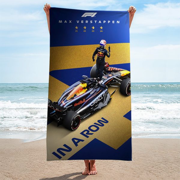 Red Bull Racing F1 x MV1 Rectangle Beach Towel - TANTN 9637