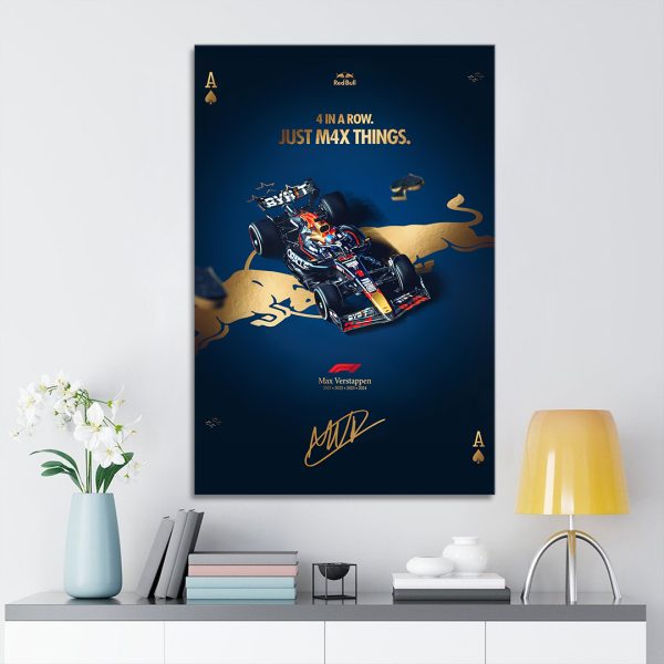Red Bull Racing F1 x MV1 Rectangle Canvas With Inner Frame - TANTN 9652