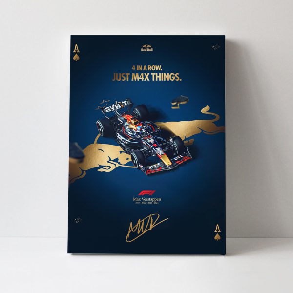 Red Bull Racing F1 x MV1 Rectangle Canvas With Inner Frame - TANTN 9652