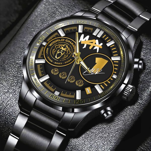 Red Bull Racing F1 x MV1 Black Stainless Steel Watch - HOATT 7286