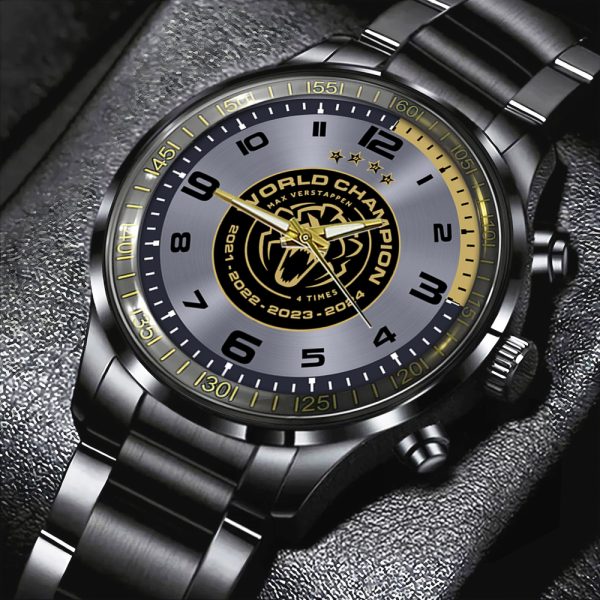 Red Bull Racing F1 x MV1 Black Stainless Steel Watch - HOATT 7288