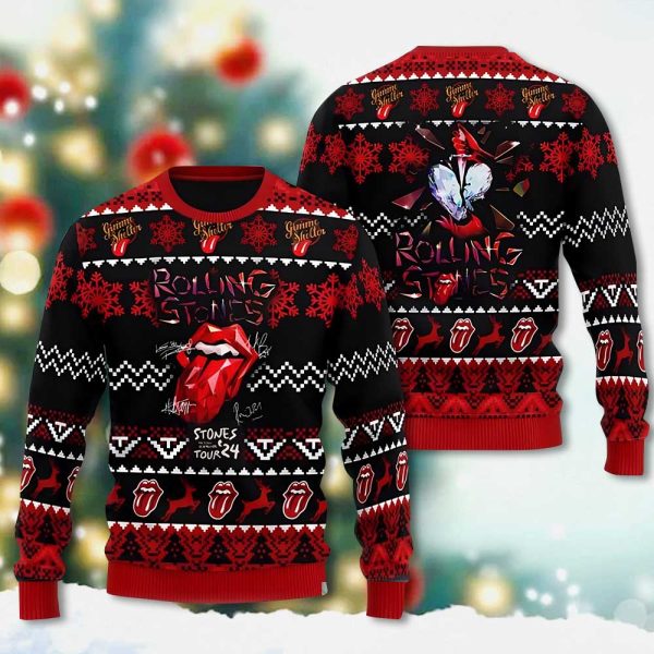 The Rolling Stones 3D Ugly Sweater - VANDH 3871
