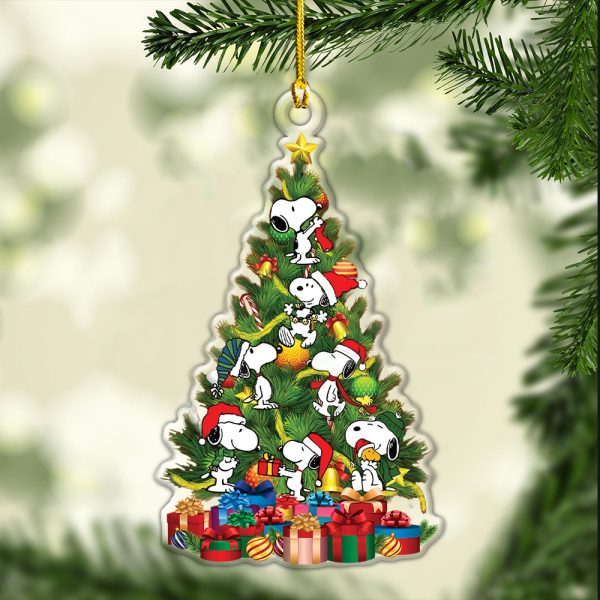 Snoopy Custom Shape Clear 1-sided Acrylic Ornament - HOATT 6931