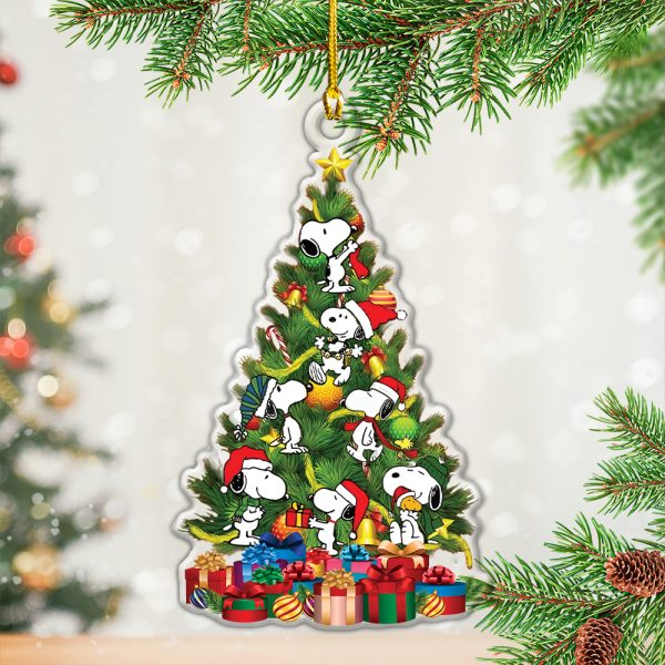 Snoopy Custom Shape Clear 1-sided Acrylic Ornament - HOATT 6931