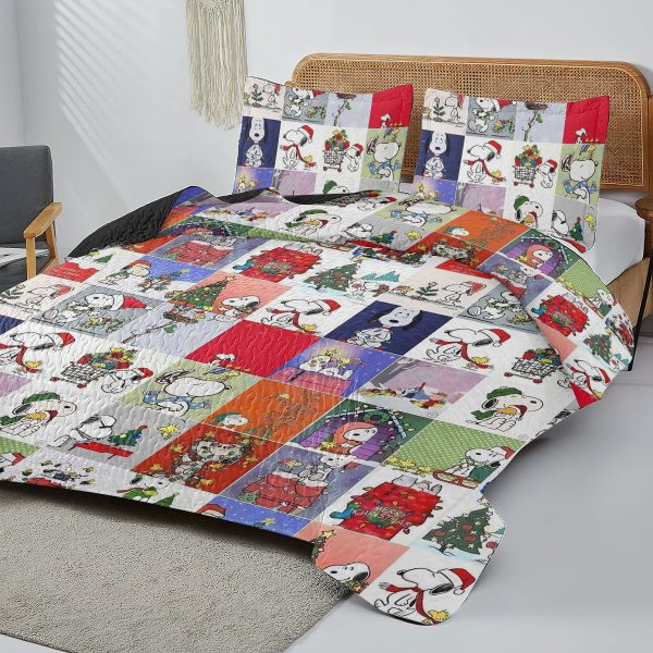 Snoopy Quilt Bedding Set - VANDH 3916