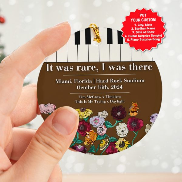 Personalized Taylor Swift Fixed Shape 2-sided Acrylic Ornament - MAITM 8988