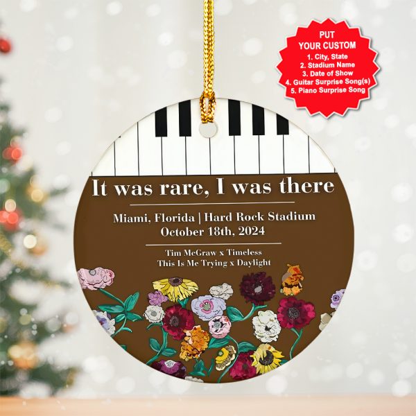 Personalized Taylor Swift Fixed Shape 2-sided Acrylic Ornament - MAITM 8988