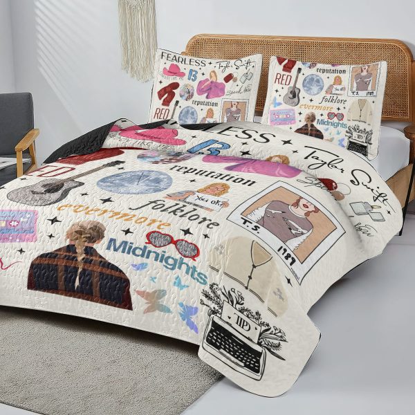 Taylor Swift Quilt Bedding Set - VANDH 3933