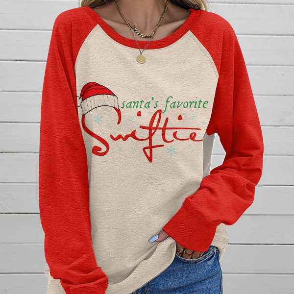 Taylor Swift Round Neck Raglan Sleeve Sweatshirt – VANDH 3909
