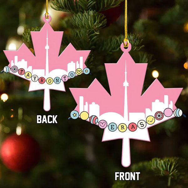 Taylor Swift x Toronto Custom Shape 2-sided Acrylic Ornament – MAITM 8991
