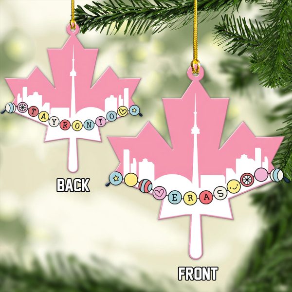 Taylor Swift x Toronto Custom Shape 2-sided Acrylic Ornament – MAITM 8991
