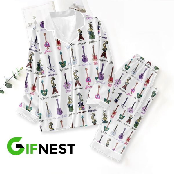 Taylor Swift Button Down Pajamas Set – VANDH 3951