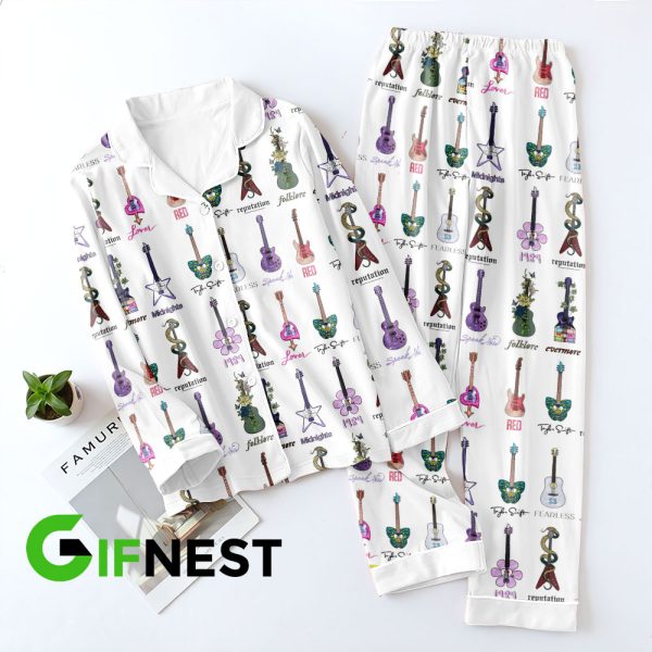Taylor Swift Button Down Pajamas Set – VANDH 3951