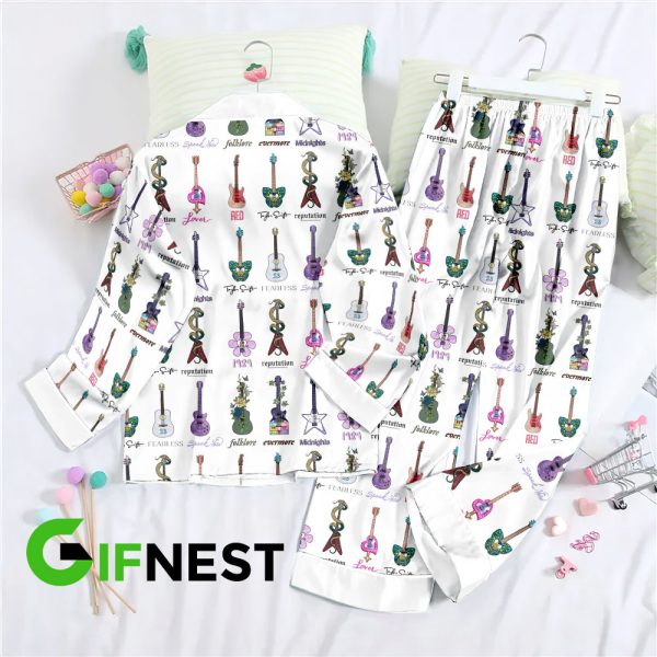 Taylor Swift Button Down Pajamas Set – VANDH 3951
