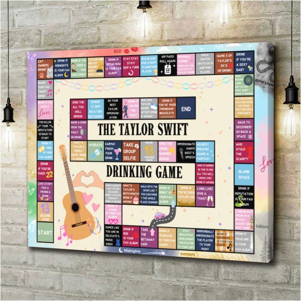 Taylor Swift Rectangle Canvas With Inner Frame - VANDH 3911