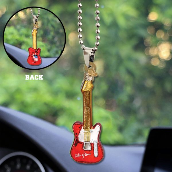 The Rolling Stones Custom Shape 2-sided Acrylic Car Ornament - TANTN 9362