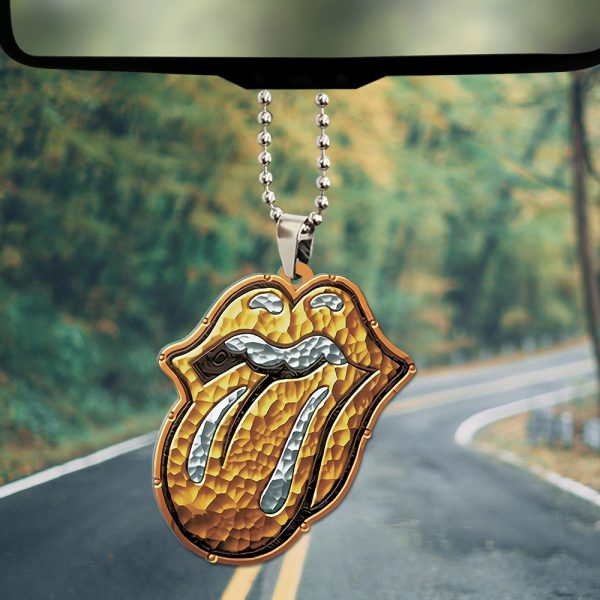 The Rolling Stones Custom Shape 2-sided Acrylic Car Ornament - TANTN 9364