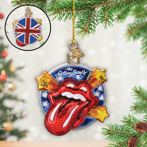 The Rolling Stones Custom Shape 2-sided Acrylic Ornament – TANTN 9361