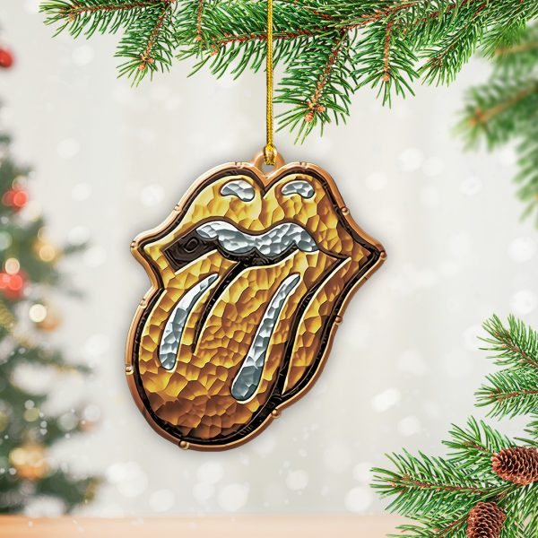 The Rolling Stones Custom Shape 2-sided Acrylic Ornament – TANTN 9365