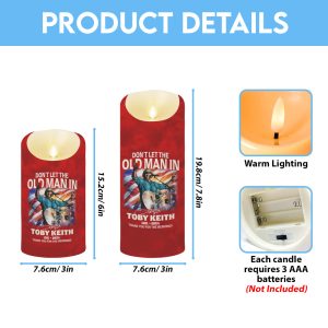 Toby Keith Led Candle - TANTN 9220
