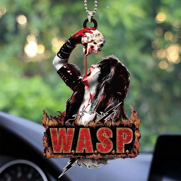 W.A.S.P. Custom Shape 1-sided Acrylic Car Ornament - HOATT 7091