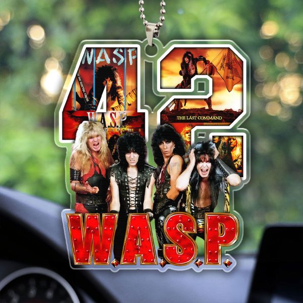 W.A.S.P. Custom Shape Clear 1-sided Car Ornament - HOATT 7224