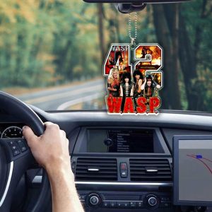 W.A.S.P. Custom Shape Clear 1-sided Car Ornament - HOATT 7224