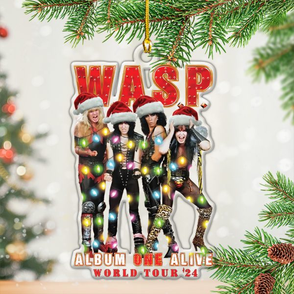 W.A.S.P. Custom Shape Clear 1-Sided Acrylic Ornament - HOATT 7094