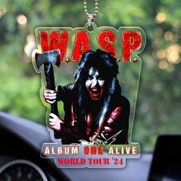 W.A.S.P. Custom Shape Clear 1-sided Car Ornament - HOATT 7245