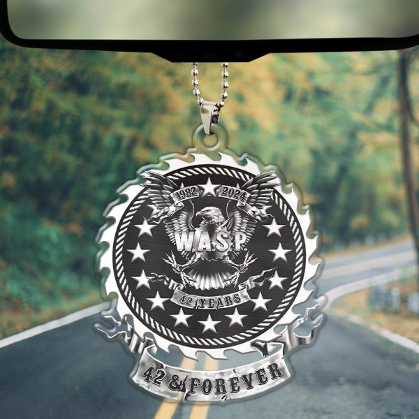 W.A.S.P Custom Shape Clear 1-sided Car Ornament - HOATT 6990