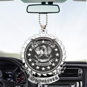 W.A.S.P Custom Shape Clear 1-sided Car Ornament - HOATT 6990