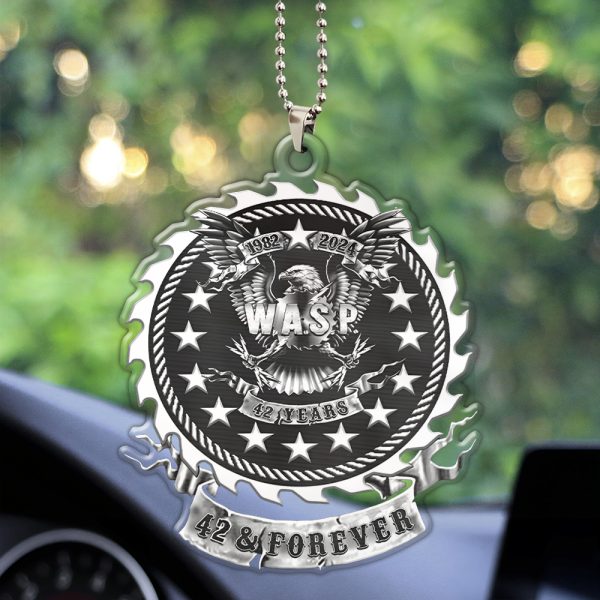 W.A.S.P Custom Shape Clear 1-sided Car Ornament - HOATT 6990