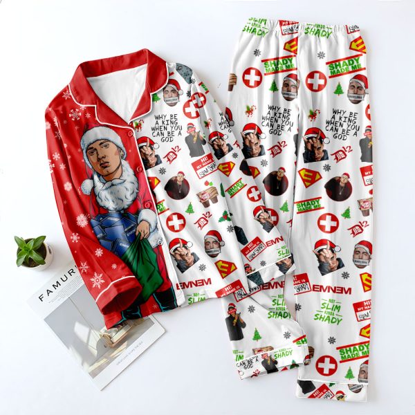 Eminem Button Down Pajamas Set – ANHNV 5684
