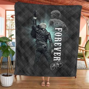 Bon Jovi Quilt Blanket - MAITM 9025