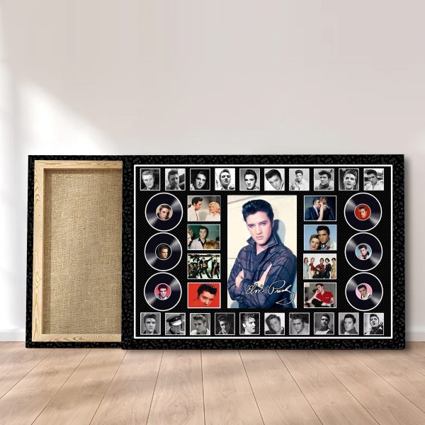 Elvis Presley Rectangle Canvas With Inner Frame - MAITM 9023