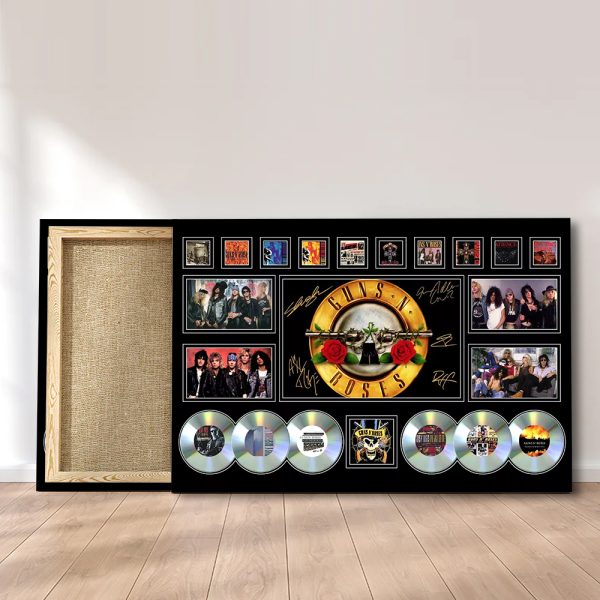 Guns N' Roses Rectangle Canvas With Inner Frame - MAITM 9390