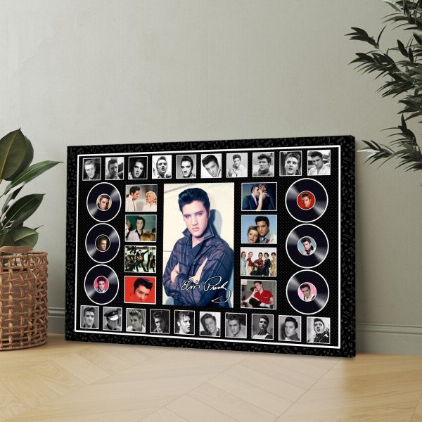 Elvis Presley Rectangle Canvas With Inner Frame - MAITM 9023