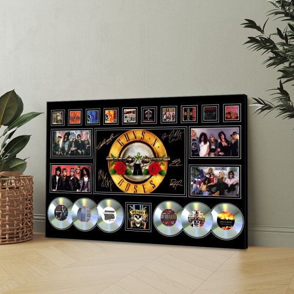 Guns N' Roses Rectangle Canvas With Inner Frame - MAITM 9390