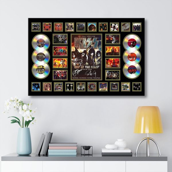 Kiss Band Rectangle Canvas With Inner Frame - MAITM 9079