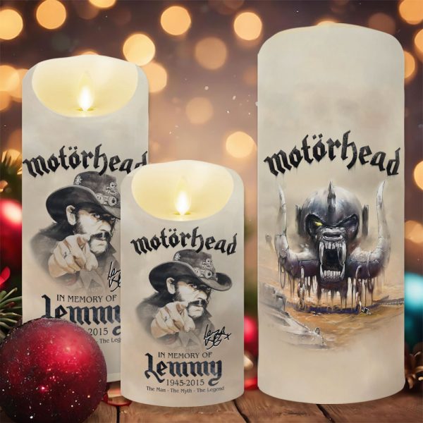 Lemmy Kilmister x Motörhead Band Led Candle - MAITM 9280